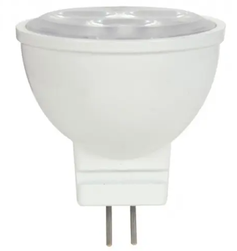SATCO S9283 LED MR11 Bulb with GU4 Base, 25 deg. Beam Spread, Lumens 210 Lm, Wattage 3W, Color Temperature 5000K