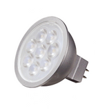 SATCO NUVO S9496 6.5 Watt; LED MR16 LED; 3000K; 40 deg. Beam Angle; GU5.3 base; 12 Volt AC/DC Light Bulb