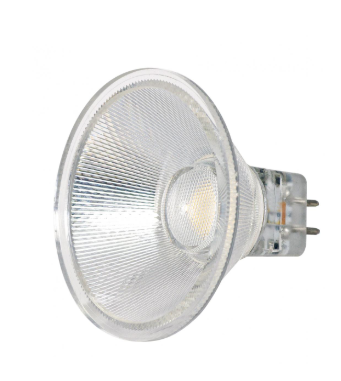 SATCO S9553 3W; LED MR16 LED; 5000K; 40 deg. beam spread; GU5.3 base; 12 Volt AC/DC Light Bulb