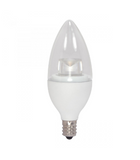 SATCO NUVO S9660 4.5 Watt; B11 LED; 2700K; Candelabra base; 230 Volt Light Bulb