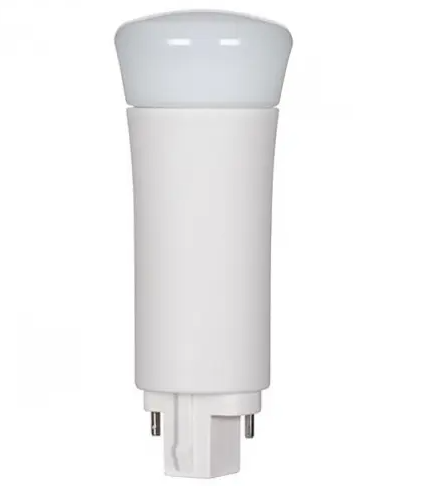 SATCO S9864 LED PL Bulb, 2-Pin Vertical Ballasts, G24d Base, 120 Deg ...