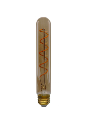 SATCO S9971 4.5 Watt T9 LED; Amber; Medium base; 2000K; 240 Lumens; 120 Volt Light Bulb