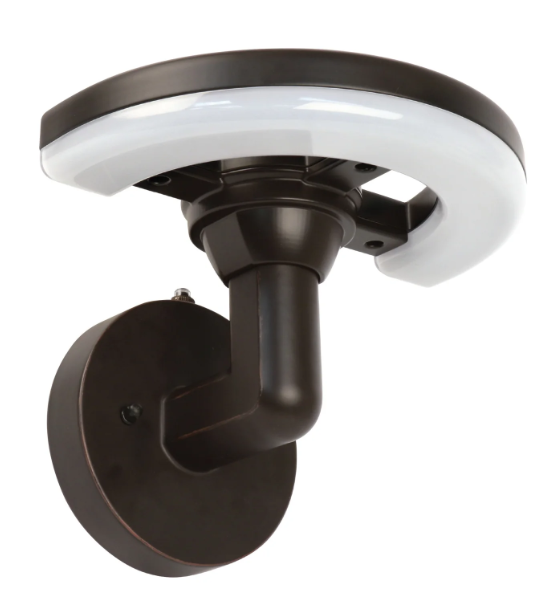 Feit Electric S9EWM/850/DD/BZ 12W Bronze LED Enterprise Security Dusk to Dawn Wall Mount Flood Light Color Temperature 5000K, Wattage 12W, Voltage 120V Pack 1