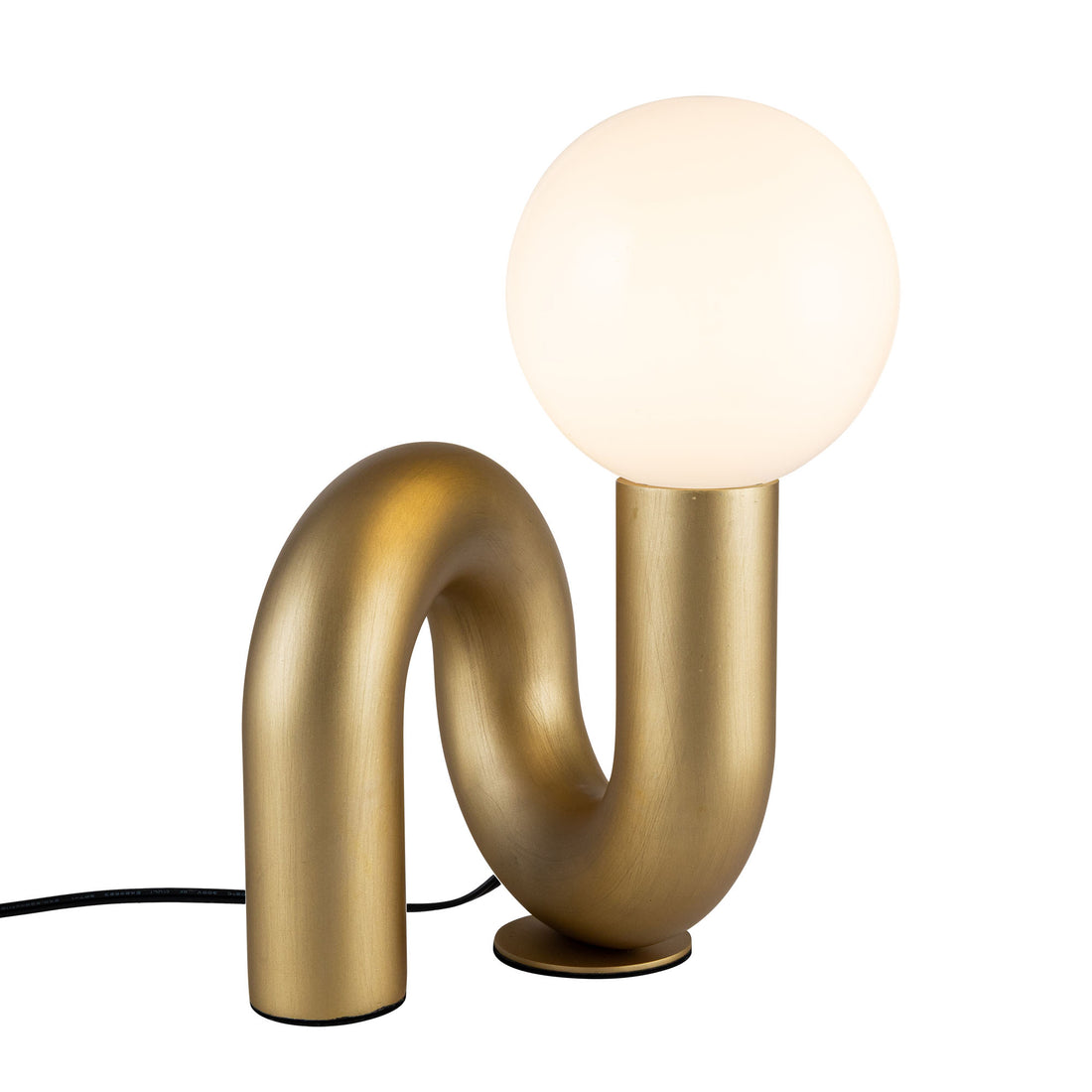 Alora Mood TL420107BG Sadie 6" Table Lamp, 40W Max, E26 Bulb, Brushed Gold, Steel & Polyresin