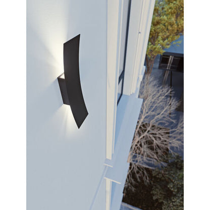 AFX Lighting SADW0518L30D1BK Sadie LED 18 inch Black Outdoor Wall Sconce