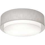 AFX Lighting SAF1824LAJUD-LW 30W LED Sanibel Flush Mount, 120V-277V, Selectable CCT, Linen White Finish