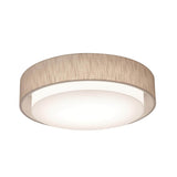 AFX Lighting SAF2332LAJUD-JT Sanibel 23 Inch CCT LED Flush Mount In Jute With Inner White Acrylic Diffuser