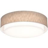 AFX Lighting SAF3244L5AJUD-JT Sanibel 32 Inch LED CCT Flush Mount In Jute With White Acrylic Diffuser