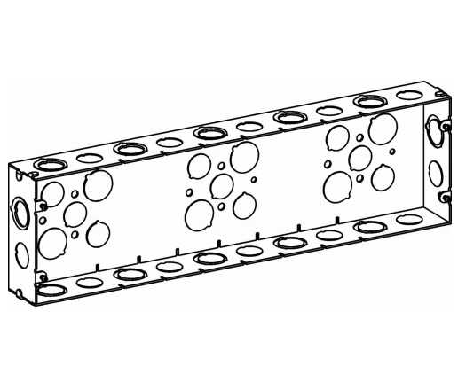 Orbit SB-8 1-5/8” Deep, 8-gang Multigang Switch Box