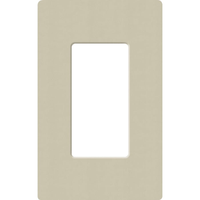 Lutron SC-1-CY Claro 1 Gang Wall Plate for Decorator/Rocker Switches, Clay Finish