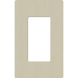 Lutron SC-1-CY Claro 1 Gang Wall Plate for Decorator/Rocker Switches, Clay Finish