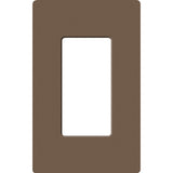 Lutron SC-1-EP Claro 1 Gang Wall Plate for Decorator/Rocker Switches, Espresso Finish