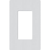 Lutron SC-1-MI Claro 1 Gang Wall Plate for Decorator/Rocker Switches, Mist Finish