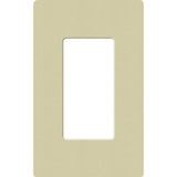 Lutron SC-1-SA Claro 1 Gang Wall Plate for Decorator/Rocker Switches, Sage Finish