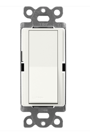 Lutron SC-4PS-GL Claro 4-Way Switch - 15A - Glacier White Finish