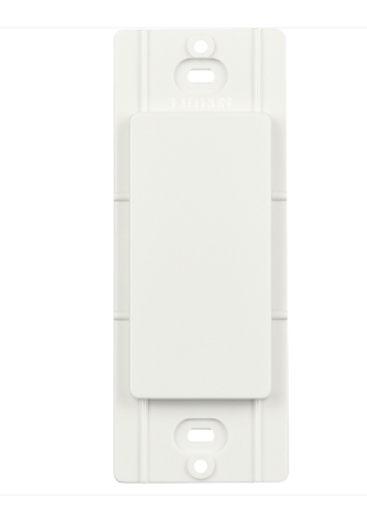 Lutron SC-BI-GL Claro Blank Insert - Glacier White Finish