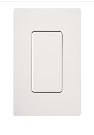 Lutron SC-BI-SW Claro Blank Insert - Snow Finish