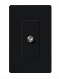 Lutron SC-CJ-MN Claro Cable Jack - Midnight Finish