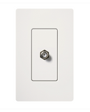 Lutron SC-CJ-SW Claro Cable Jack - Snow Finish