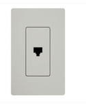 Lutron SC-PJ-PD Claro Phone Jack - Palladium Finish