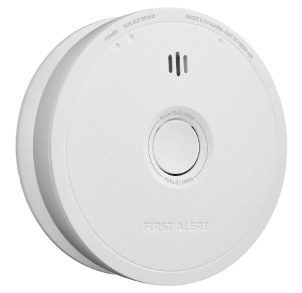 BRK First Alert SC6W10 Hardwire Smoke & CO Alarm with 10-year Battery Backup