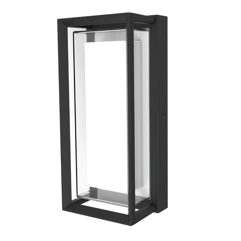 ABBA Lighting USA SCA01-14 14″ Heavy Duty Cast Aluminum LED Outdoor Wall Light - Finish: Black - Beam Angle: 180°