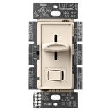 Lutron SCL-153P-LA Skylark LED + Dimmer W/On Off Switch for Dimmable LED & Incandescent Bulbs, 150-Watt/Single-Pole or 3-Way, Light Almond Finish