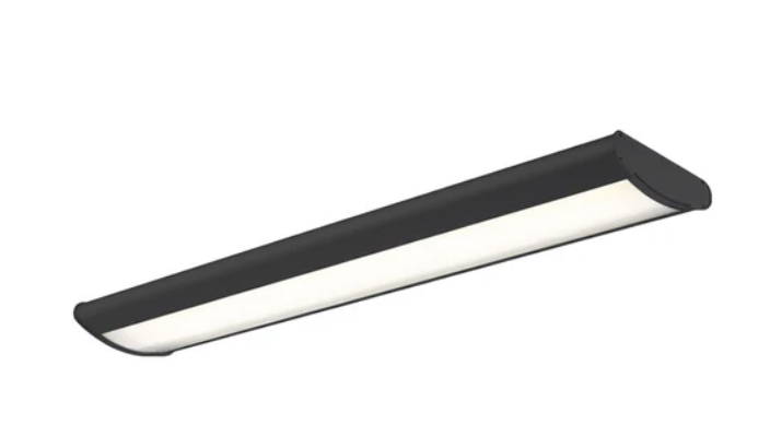 Westgate SCLT-4FT-50W-MCTP-D-BK 4ft Architechtural Lensed Suspended Light, Wattage 40W, Multi-Color Temperature 35/40/50k, Black Finish