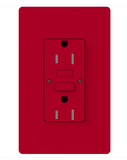 Lutron SCR-15-GFST-HT Claro 15A GFCI Receptacle - Tamper Resistant - Hot Finish