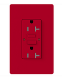 Lutron SCR-20-GFST-HT Claro 20A GFCI Receptacle - Tamper Resistant - Hot Finish