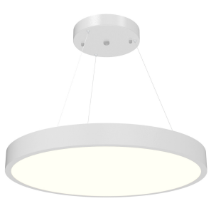 Westgate SCR-48D-MCTP-D 48 Inch LED Architectural Round Suspended Panel Light, Selectable Wattage, Multi-Color Temperature, White Finish