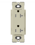 Lutron SCRS-20-TR-CY Claro 20A Tamper Resistant Receptacle - Clay Finish