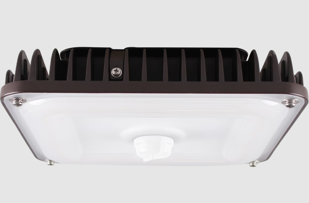 Eiko SCS/PS60/850/UD Surface Canopy Square, Selectable Wattage 60W/40W/25W, 80CRI, Color Temperature 5000K, Voltage 120-277V, 0-10V Dim Z10
