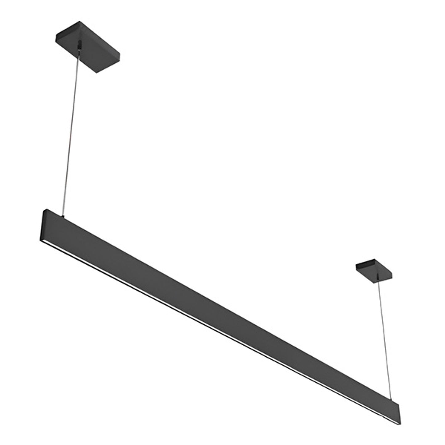 Westgate SCSL-UD-4FT-MCTP-BK 4ft Architectural Slim Up & Down Linear Light, Selectable Wattage, Lumens 90 LM/W, Multi-Color Temperature, Black Finish