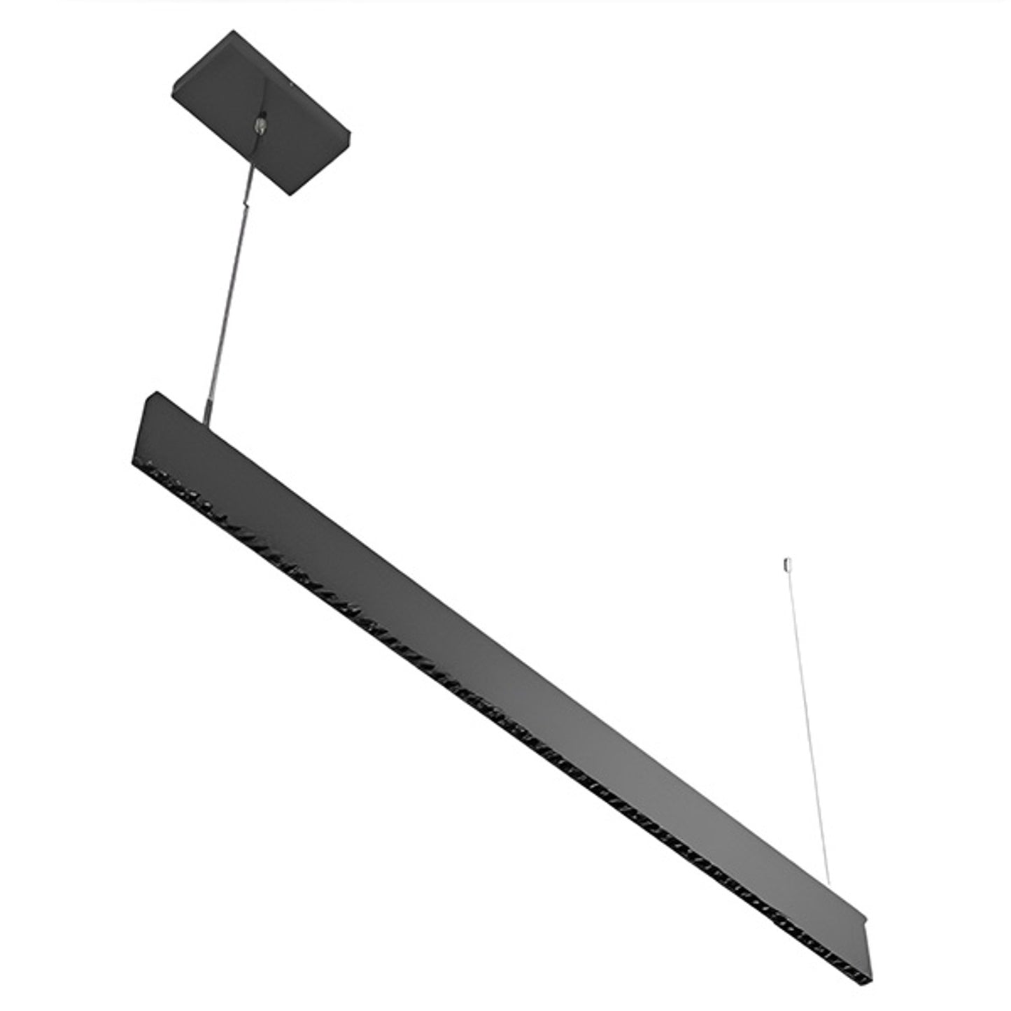 Westgate SCSL-UD-4FT-MCTP-BK 4ft Architectural Slim Up & Down Linear Light, Selectable Wattage, Lumens 90 LM/W, Multi-Color Temperature, Black Finish