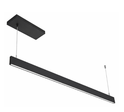 Westgate SCSSL-UD-AP-8FT-MCTP-BK 8FT LED Up/Down Linear Light Separate Control Wattage 20W/30W/40W, 80LM/W Selectable CCT 27K/30K/35K/40K/50K Black Finish