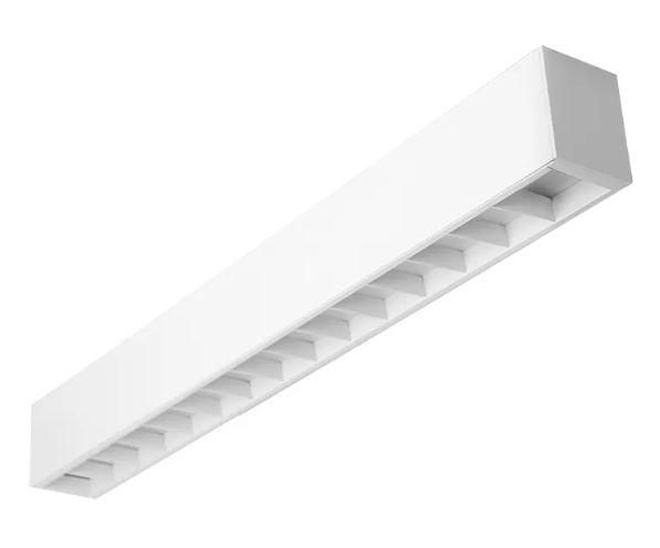 Westgate SCX-1FT-10W-MCT4-D-LUV-WH LED 2-3/4" Superior Architectural Seamless Linear Lights with Louver Lens, Wattage 10W, Color Temperature 30K/35K/40K/50K