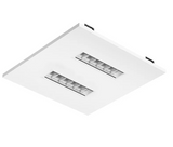 Westgate SCX-2X2-20W-MCT4-D-DIP-LUV LED Architectural Drop in T-Bar Lights W/Louver Lens, 20W, Selectable CCT 3000K/3500K/4000K/5000K