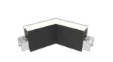 Westgate SCX1.5-C120-UD-MCT5-BK SCX1.5 120° Corner Module, Black Finish