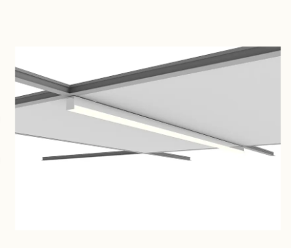 Westgate SCXT-4FT-20-40W-MCTP-D-DL-BK SCXT 4 Foot 15/16 Grid Linear Wattage/CCT Selectable 20W/30W/40W 3000K/3500K/4000K Drop Lens Black Finish