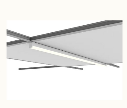Westgate SCXT-4FT-20-40W-MCTP-D-DL-BK SCXT 4 Foot 15/16 Grid Linear Wattage/CCT Selectable 20W/30W/40W 3000K/3500K/4000K Drop Lens Black Finish