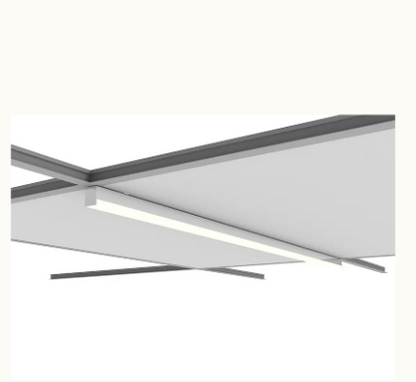 Westgate SCXT-8FT-40-80W-MCTP-D-DL-BK SCXT 8 Foot 15/16 Grid Linear Wattage/CCT Selectable 40W/60W/80W 3000K/3500K/4000K Drop Lens Black Finish