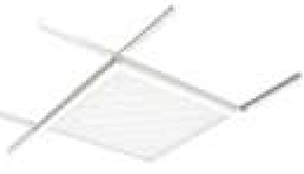 Westgate SCXT-IC1FT-10-20W-MCTP-D-FL SCXT 1 Foot Inside Corner 15/16 Grid Linear Wattage/CCT Selectable 20W/30W/40W 3000K/3500K/4000K Flat Lens