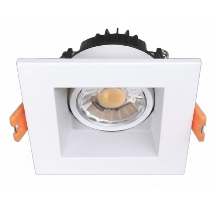 Westgate SDLD4S-ADJ-MCT5-WH 4 Inch Square Adjustable Regressed Lights Watt 15W, 1100LM, 27K/30K/35K/40K/50K White Finish
