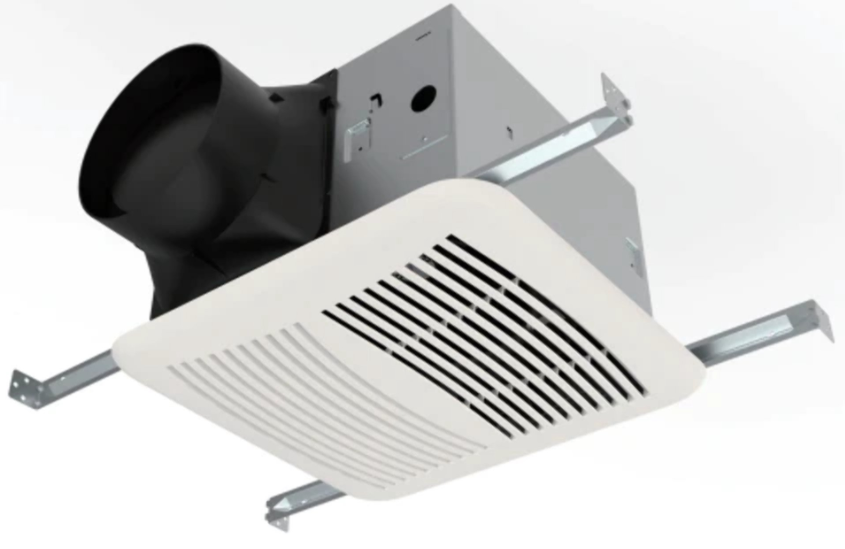 AirZone Fans SE90PH Ultra Quiet AC Motor Ventilation Fan With Humidity Sensor