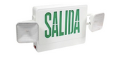 Orbit SECL-R Led Salida Exit & Emergency Combo White Housing Red Letters