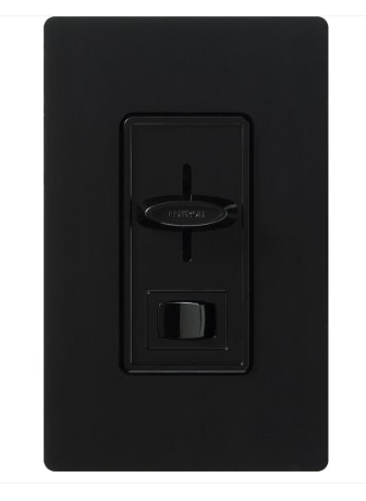 Lutron SELV-300P-BL Skylark Preset Single-pole Electronic Low-voltage Dimmer - 300w Max - Black Finish