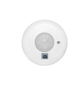 Eiko SEN-WSI-PIR-A BLE PIR Motion sensor, 12-24V,1/2'' Button Snap-in, 0-10V, Daylight Harvesting, 8-12ft, Parameters set by Silvair App