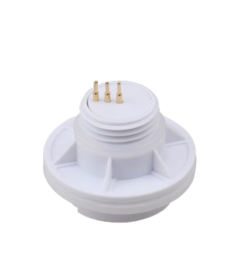 Eiko SENA-APZ-WH Screw-in Z10 Adapter - 1/2 Inch Screw-in Spring Load Spins - Z10 Receptacle - White Finish
