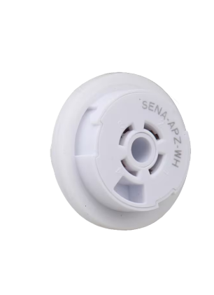 Eiko SENA-APZ-WH Screw-in Z10 Adapter - 1/2 Inch Screw-in Spring Load Spins - Z10 Receptacle - White Finish